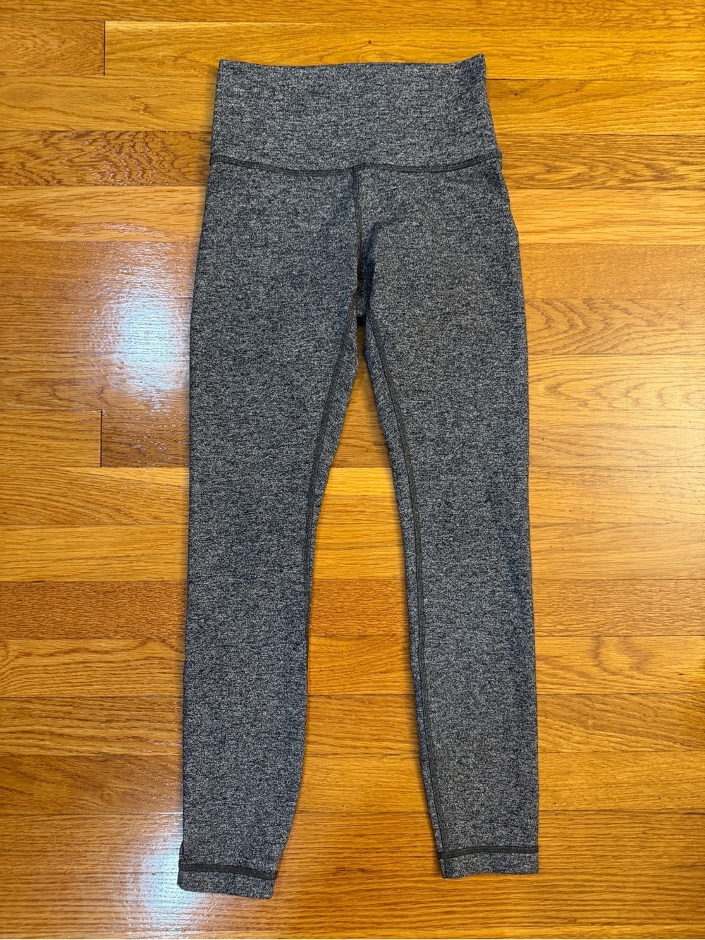 Lululemon Wunder Under Hi-Rise 7/8 Tight *25" Heathered Black (Gray) - Size 4